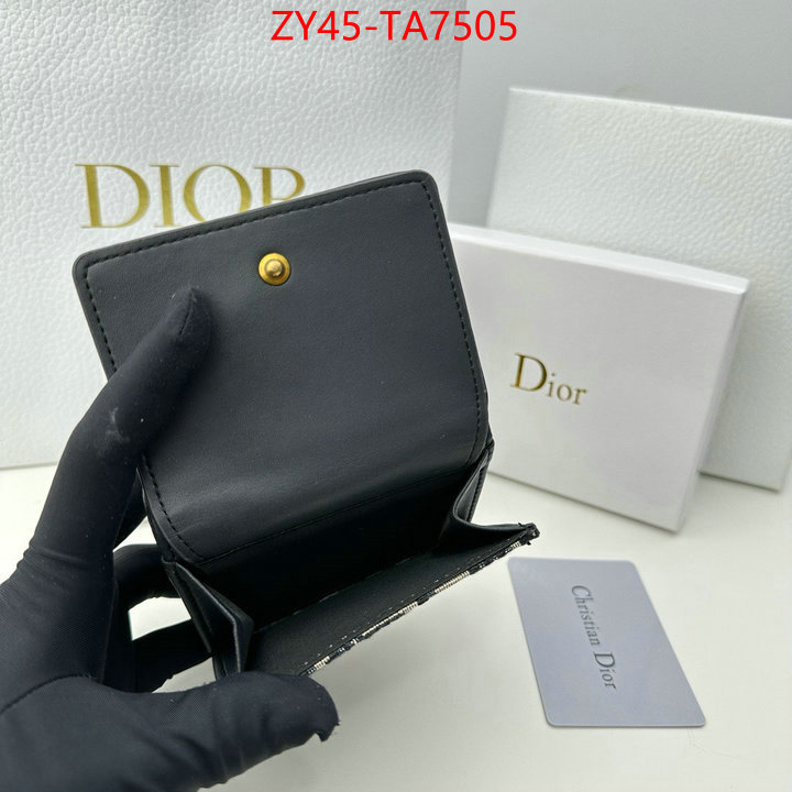 Dior Bags(4A)-Wallet- wholesale ID: TA7505 $: 45USD,