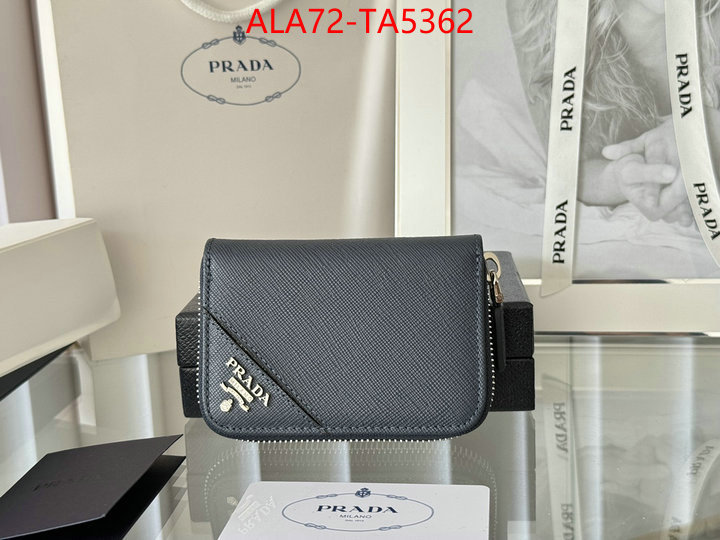 Prada Bags(TOP)-Wallet 2024 luxury replicas ID: TA5362 $: 72USD,