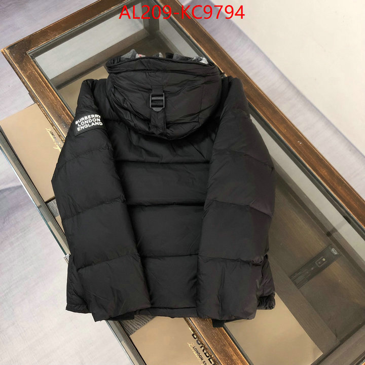 Down jacket Women-Burberry top brands like ID: KC9794 $: 209USD