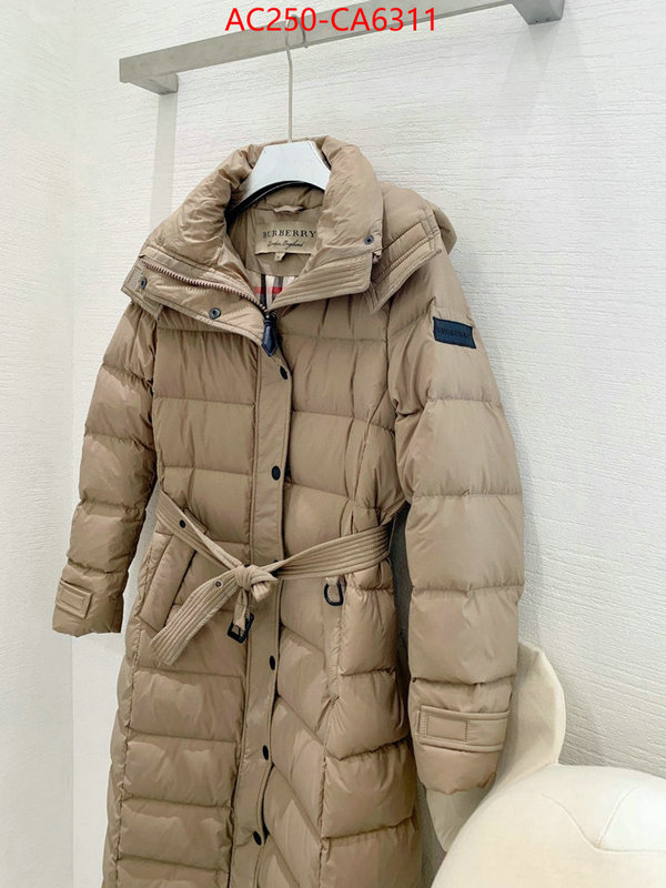 Down jacket Women-Burberry outlet 1:1 replica ID: CA6311 $: 250USD