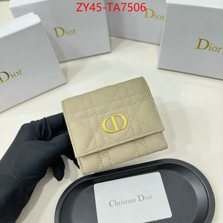 Dior Bags(4A)-Wallet- 7 star collection ID: TA7506 $: 45USD,