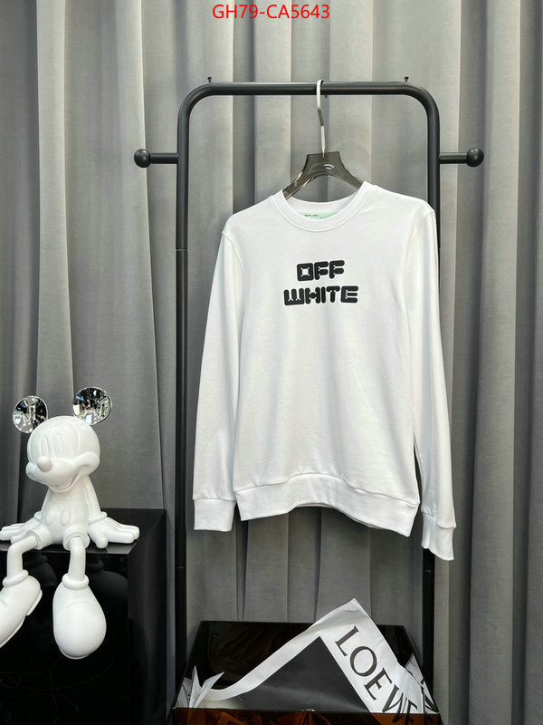 Clothing-OffWhite the quality replica ID: CA5643 $: 79USD