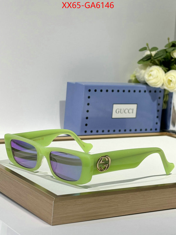 Glasses-Gucci top fake designer ID: GA6146 $: 65USD