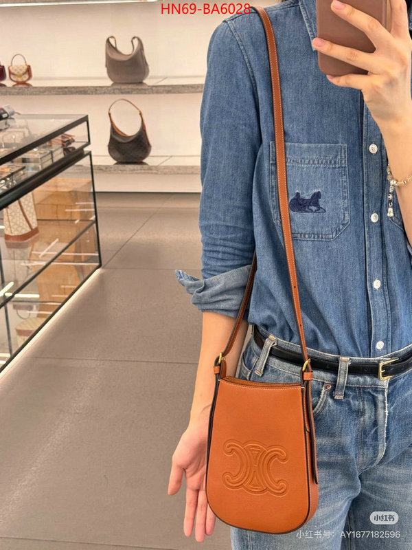 CELINE Bags(4A)-Crossbody- cheap wholesale ID: BA6028 $: 69USD,