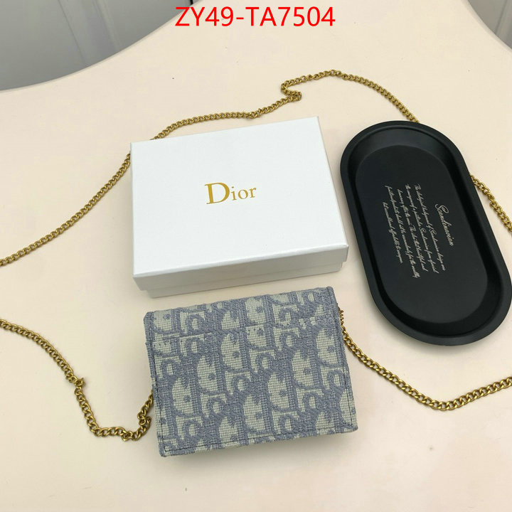 Dior Bags(4A)-Wallet- top quality designer replica ID: TA7504 $: 49USD,