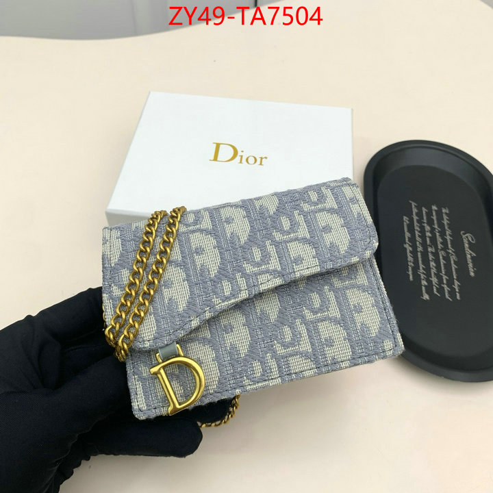 Dior Bags(4A)-Wallet- top quality designer replica ID: TA7504 $: 49USD,