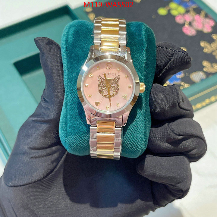 Watch(4A)-Gucci aaaaa quality replica ID: WA5502 $: 119USD