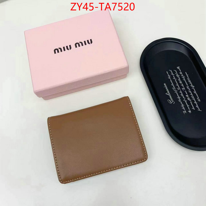 Miu Miu Bags(4A)-Wallet best replica 1:1 ID: TA7520 $: 45USD,