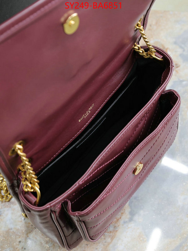 YSL Bags(TOP)-Niki Series best fake ID: BA6851 $: 249USD,