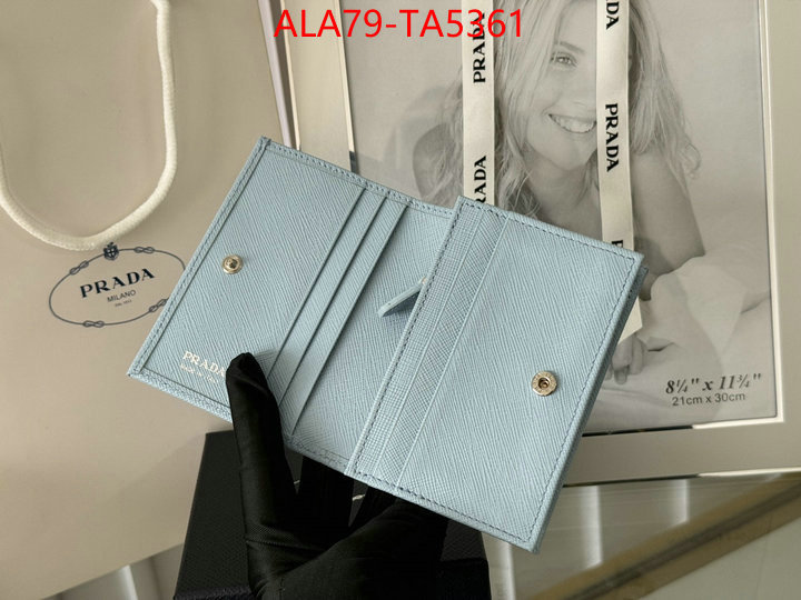 Prada Bags(TOP)-Wallet is it illegal to buy dupe ID: TA5361 $: 79USD,