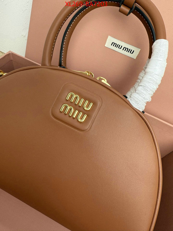 Miu Miu Bags(TOP)-Crossbody- new designer replica ID: BA7203 $: 269USD,