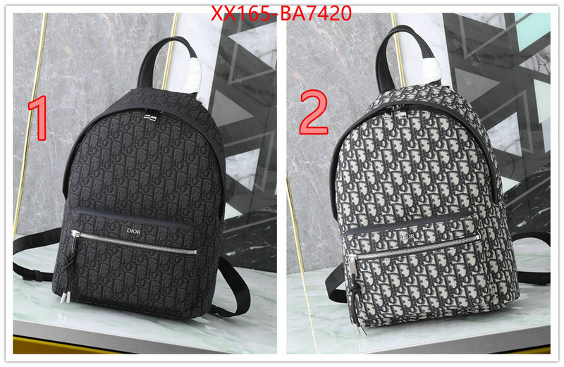 Dior Bags(TOP)-Backpack- buy 2024 replica ID: BA7420 $: 165USD,