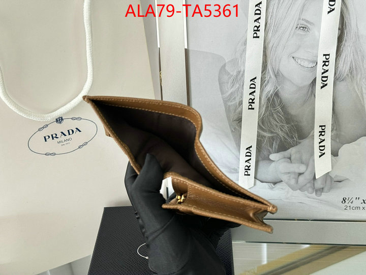 Prada Bags(TOP)-Wallet is it illegal to buy dupe ID: TA5361 $: 79USD,