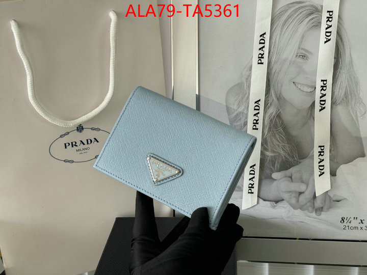 Prada Bags(TOP)-Wallet is it illegal to buy dupe ID: TA5361 $: 79USD,