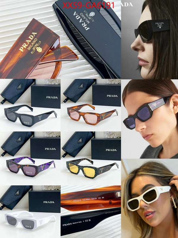 Glasses-Prada top quality fake ID: GA6191 $: 59USD