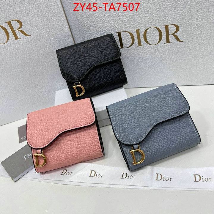 Dior Bags(4A)-Wallet- is it illegal to buy dupe ID: TA7507 $: 45USD,