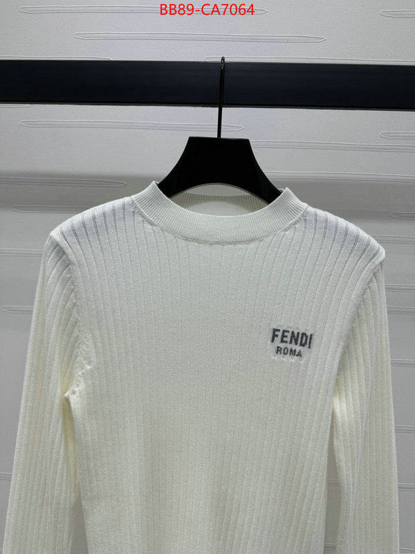 Clothing-Fendi wholesale replica shop ID: CA7064 $: 89USD