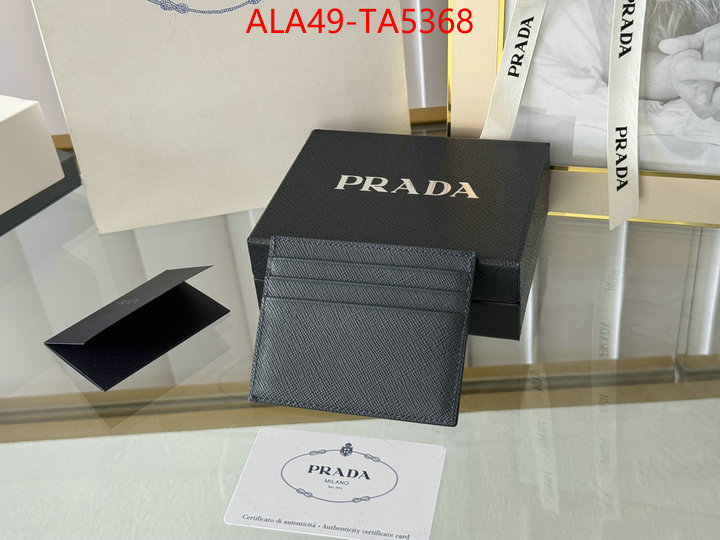 Prada Bags(TOP)-Wallet high quality replica ID: TA5368 $: 49USD,