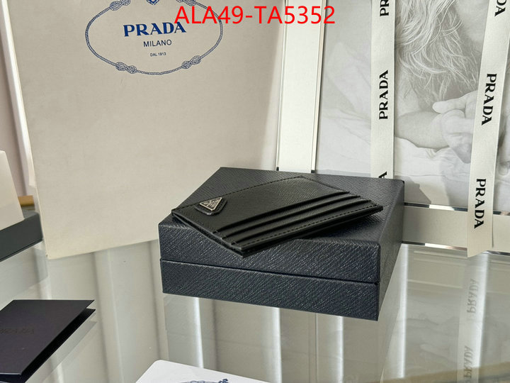 Prada Bags(TOP)-Wallet how to buy replcia ID: TA5352 $:49USD,