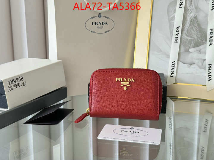 Prada Bags(TOP)-Wallet best knockoff ID: TA5366 $: 72USD,