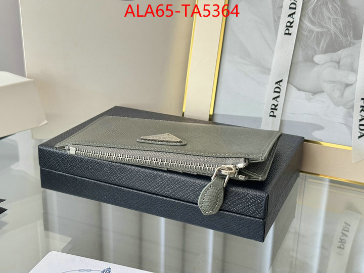 Prada Bags(TOP)-Wallet designer fake ID: TA5364 $: 65USD,