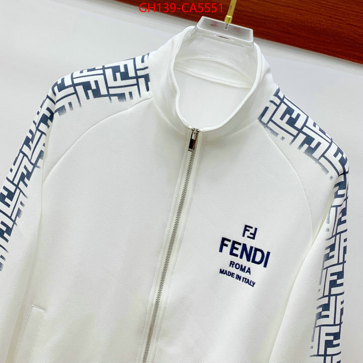 Clothing-Fendi highest quality replica ID: CA5551 $: 139USD