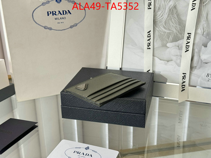 Prada Bags(TOP)-Wallet how to buy replcia ID: TA5352 $:49USD,