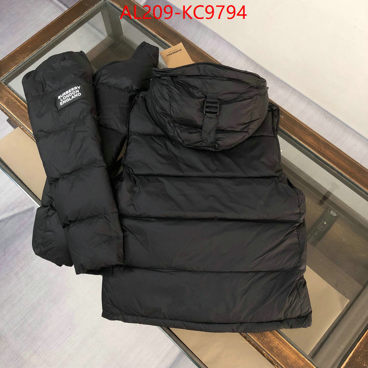 Down jacket Women-Burberry top brands like ID: KC9794 $: 209USD