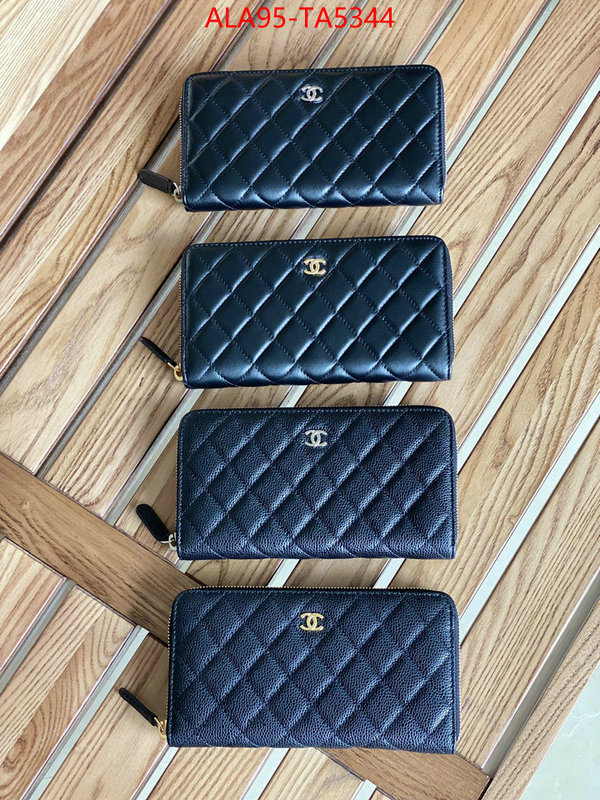 Chanel Bags(TOP)-Wallet- best replica quality ID: TA5344 $: 95USD,