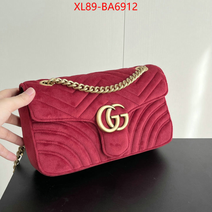 Gucci Bags(4A)-Marmont high quality replica designer ID: BA6912 $: 89USD,