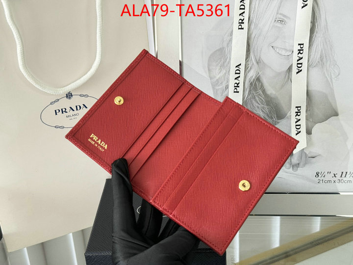 Prada Bags(TOP)-Wallet is it illegal to buy dupe ID: TA5361 $: 79USD,