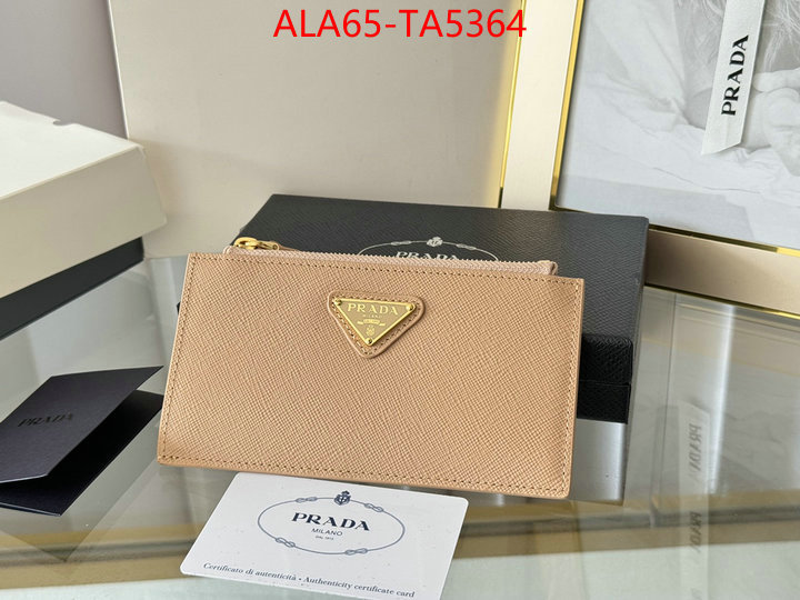 Prada Bags(TOP)-Wallet designer fake ID: TA5364 $: 65USD,