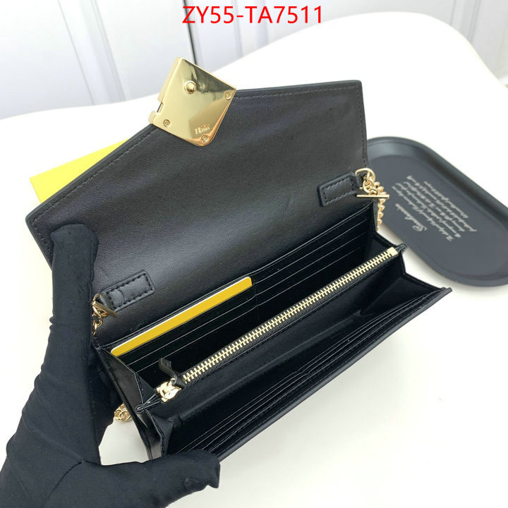 Fendi Bags(4A)-Wallet- the highest quality fake ID: TA7511 $: 55USD,