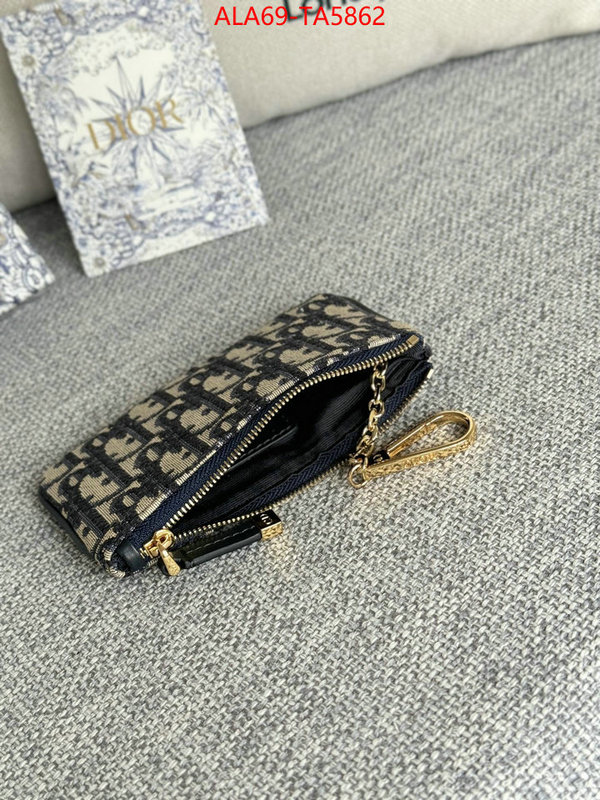 Dior Bags(TOP)-Wallet- top quality fake ID: TA5862 $: 69USD,