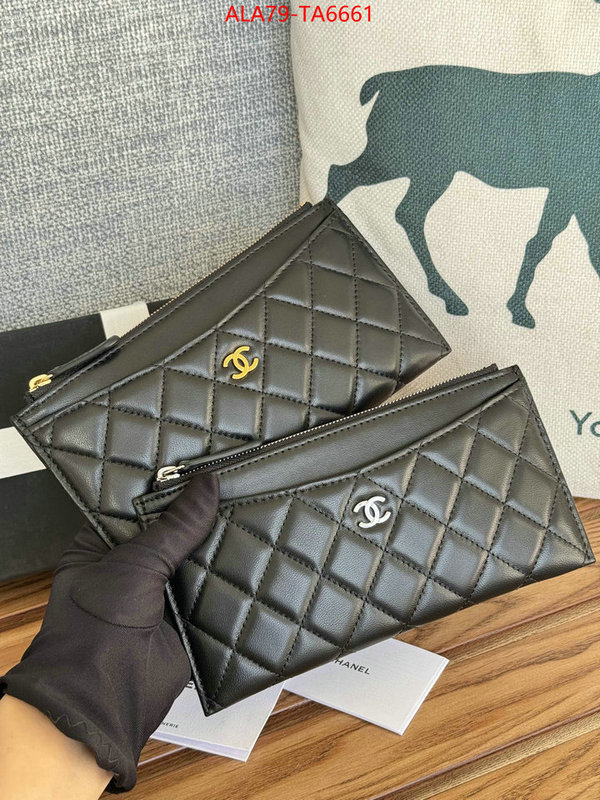 Chanel Bags(TOP)-Wallet- 1:1 replica ID: TA6661 $: 79USD,