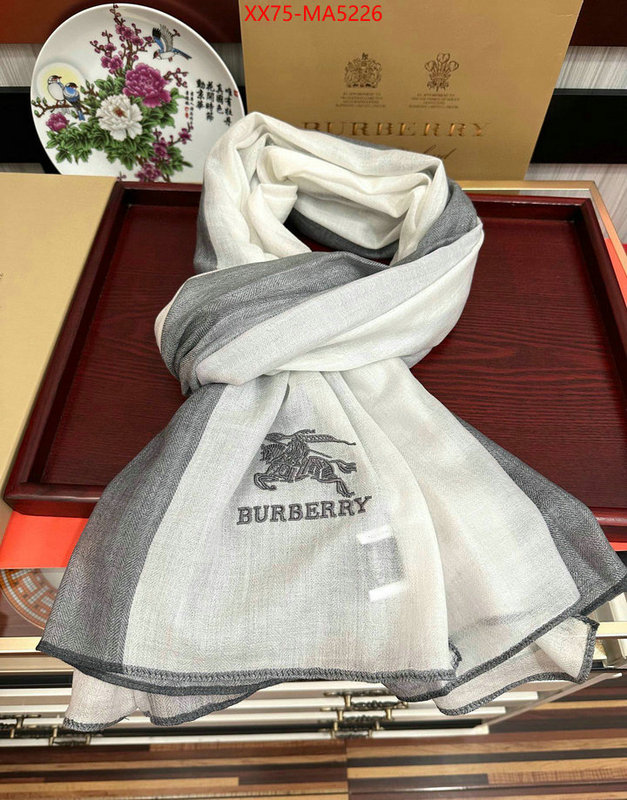 Scarf-Burberry wholesale designer shop ID: MA5226 $: 75USD