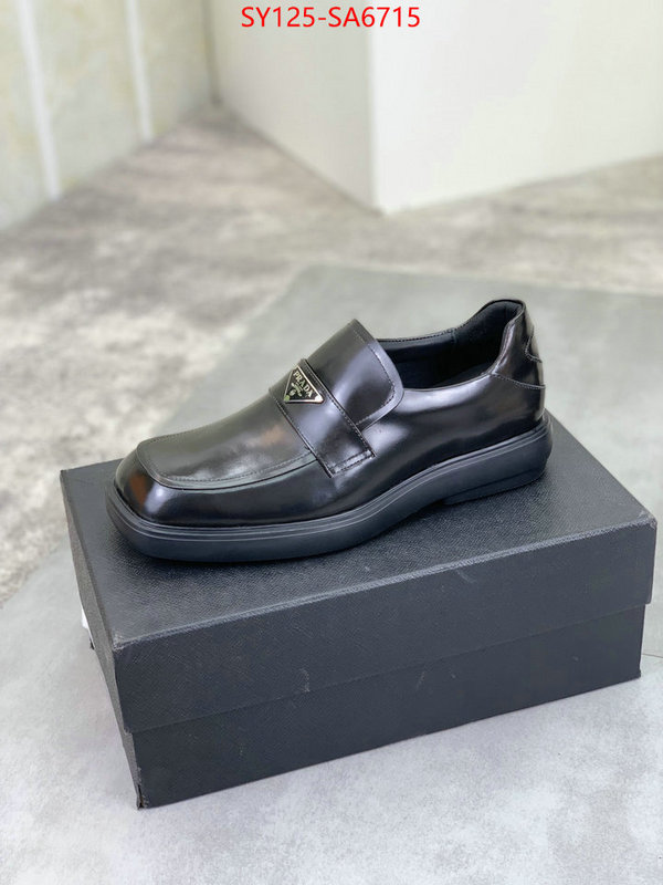 Men shoes-Prada aaaaa+ replica ID: SA6715 $: 125USD