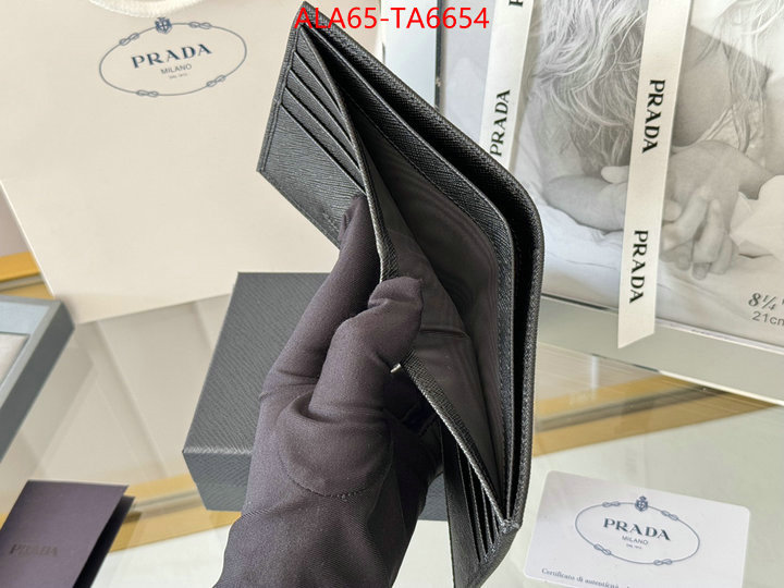 Prada Bags(TOP)-Wallet best luxury replica ID: TA6654 $: 65USD,