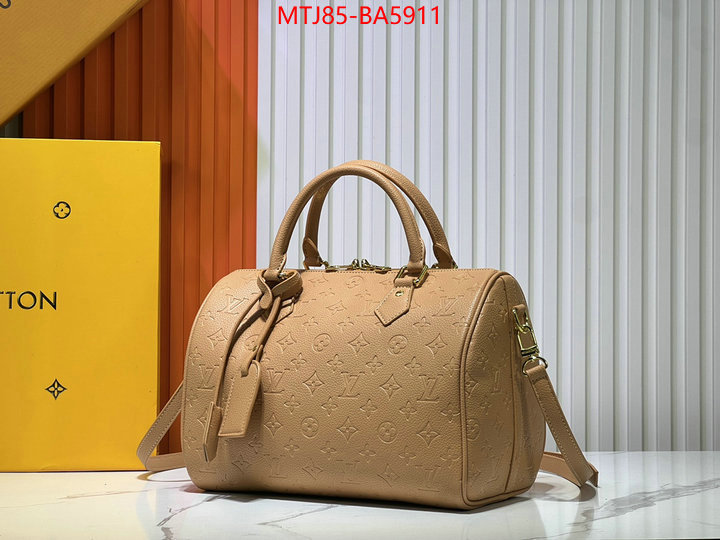 LV Bags(4A)-Speedy- high quality online ID: BA5911 $: 85USD,