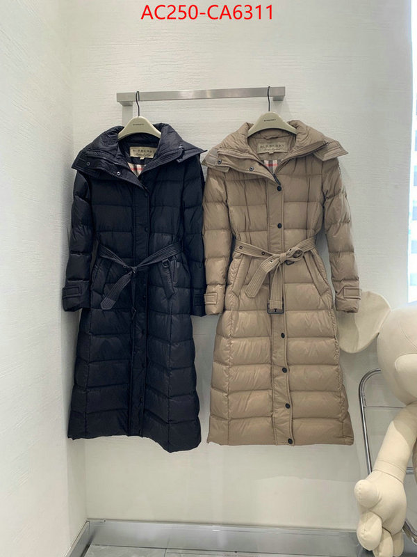 Down jacket Women-Burberry outlet 1:1 replica ID: CA6311 $: 250USD