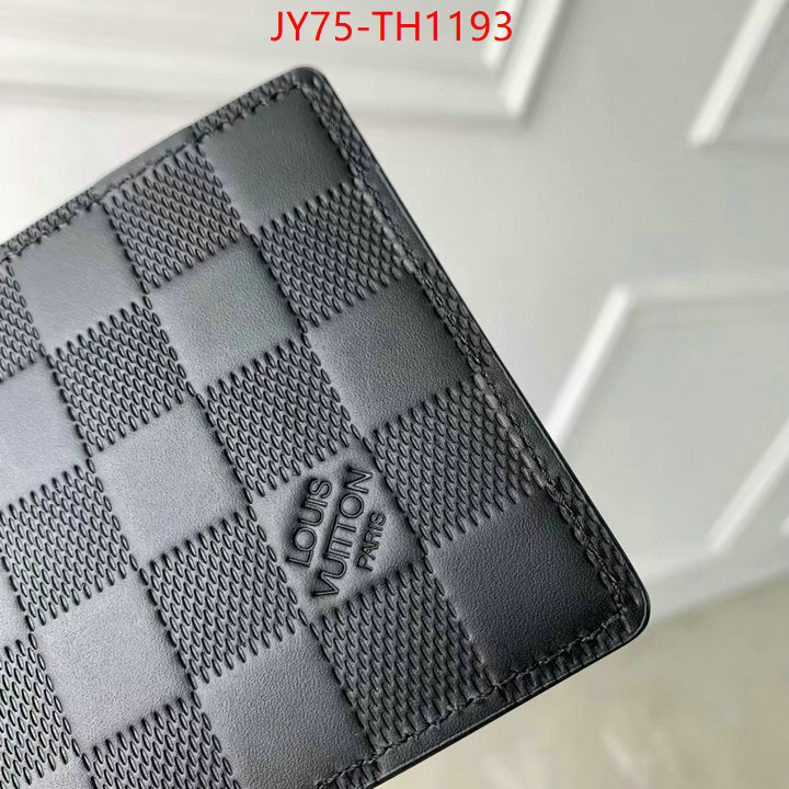 LV Bags(TOP)-Wallet top perfect fake ID: TH1193 $: 75USD,