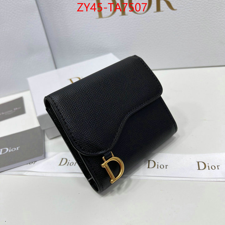 Dior Bags(4A)-Wallet- is it illegal to buy dupe ID: TA7507 $: 45USD,