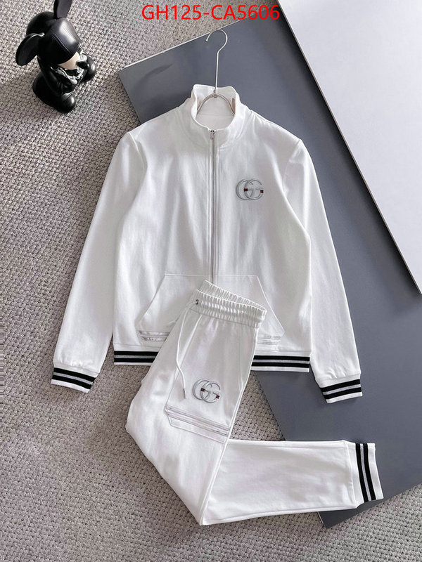 Clothing-Gucci what is a 1:1 replica ID: CA5606 $: 125USD