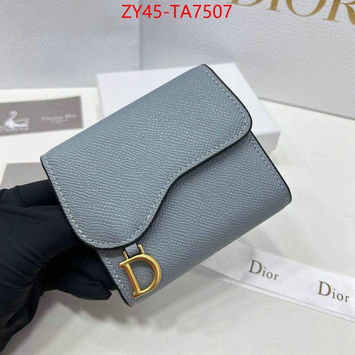 Dior Bags(4A)-Wallet- is it illegal to buy dupe ID: TA7507 $: 45USD,