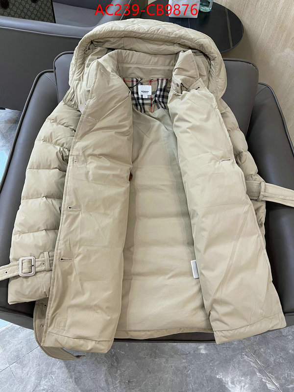 Down jacket Women-Burberry top quality fake ID: CB9876 $: 239USD