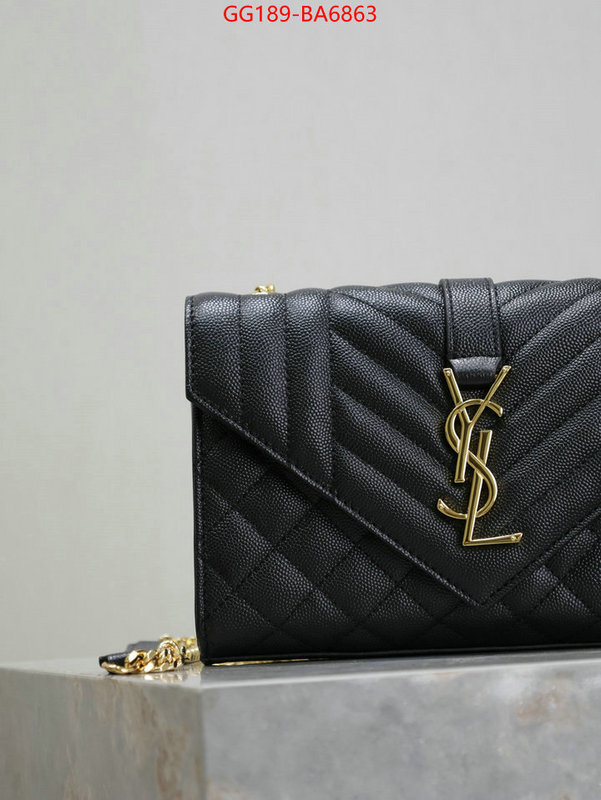 YSL Bags(TOP)-Envelope Series how to find replica shop ID: BA6863 $: 189USD,