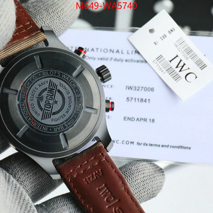 Watch(TOP)-IWC 1:1 replica wholesale ID: WA5740 $: 649USD