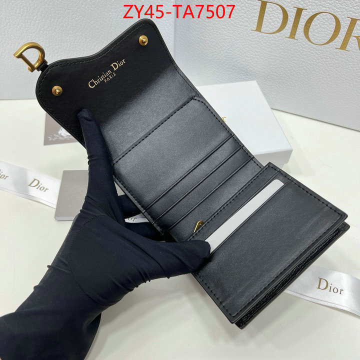 Dior Bags(4A)-Wallet- is it illegal to buy dupe ID: TA7507 $: 45USD,