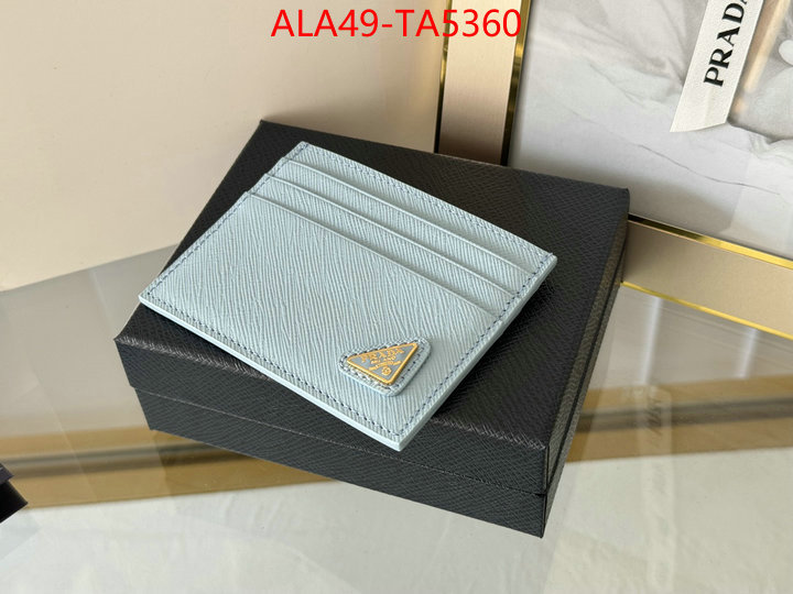 Prada Bags(TOP)-Wallet are you looking for ID: TA5360 $: 49USD,