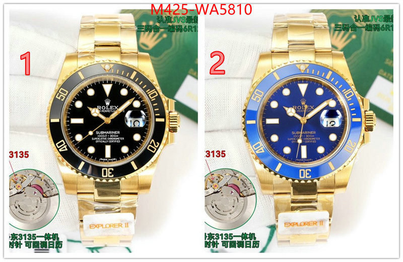 Watch(TOP)-Rolex designer 7 star replica ID: WA5810 $: 425USD